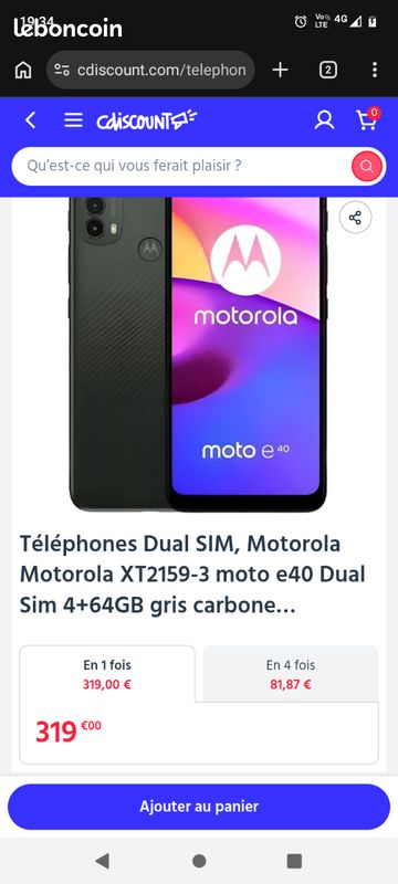Motorola e40 (image 1)