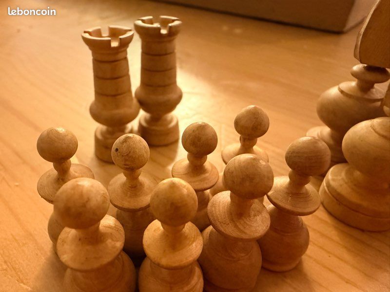 XXL-jeu d'échecs Regence café de Paris en buis échIquier
