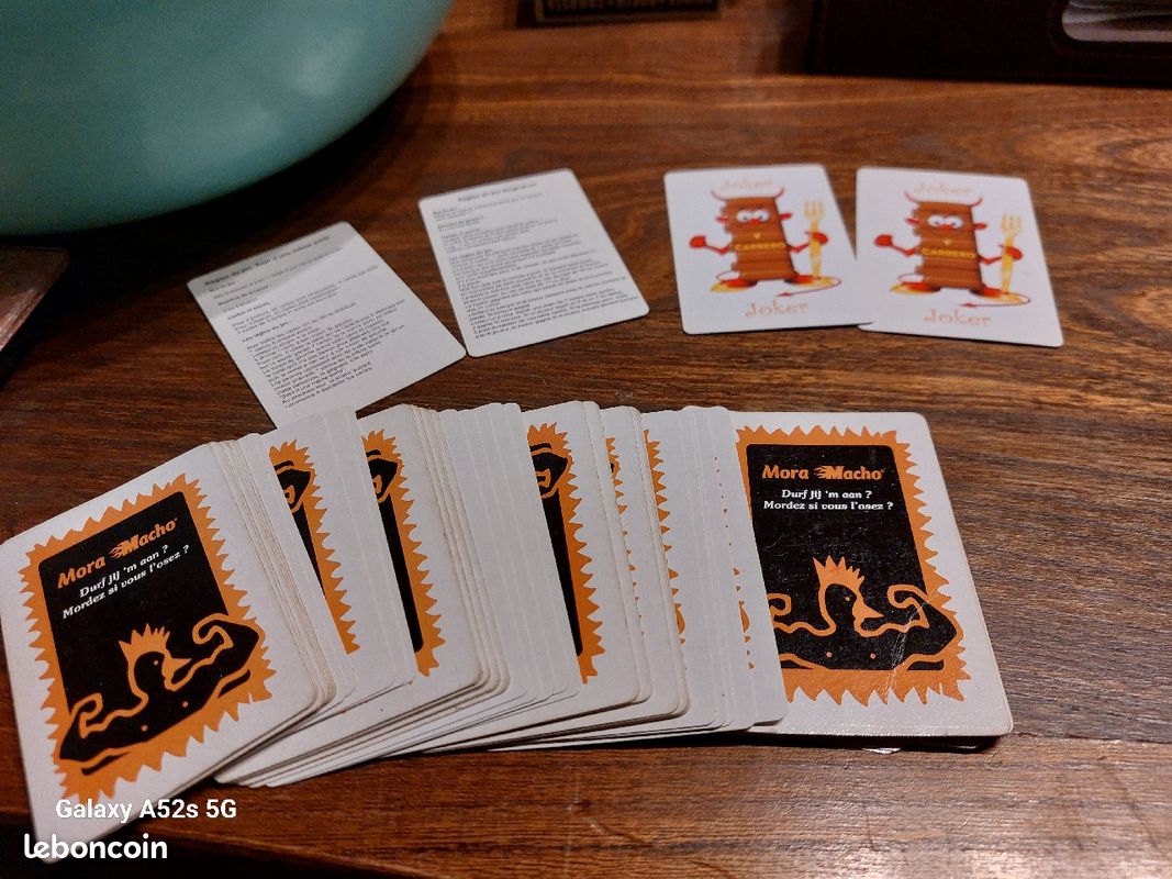 Jeux de 52 cartes ancienne mora macho (image 3)