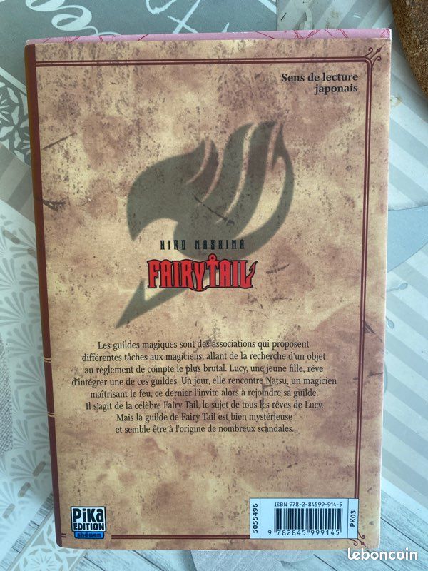 Manga : fairyTail tome 1 (image 2)