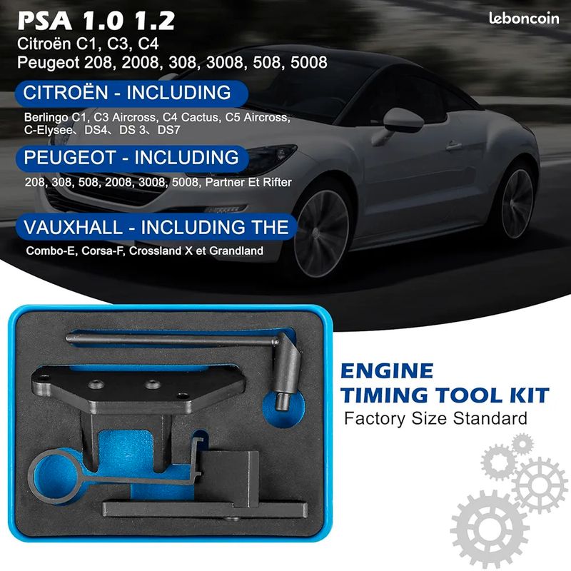 Pige De Calage Kit Calage Distribution 1.2 Puretech - Compatible Peugeot/ Citroën/Opel Calage Distribution 1.2 Gdi