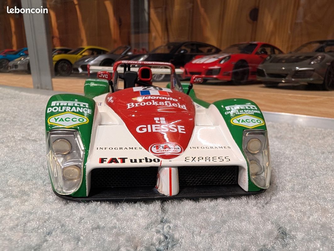 Ferrari 333 SP N°29 – 24 Heures Du Mans 1999 – Projekt 43 K1479 – Modèle De Collection 1/43 Monté