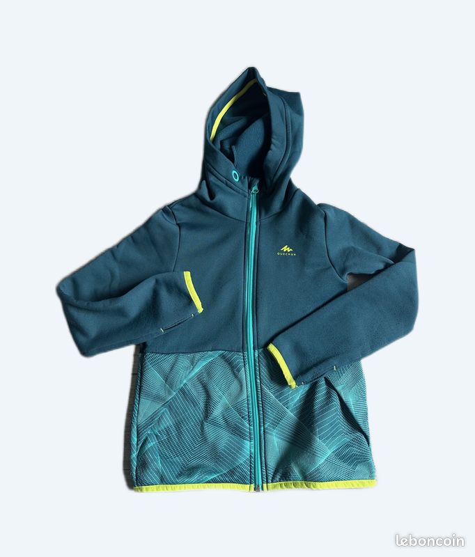 Polaire enfant avec capuche Décathlon 7-8 ans Vêtements