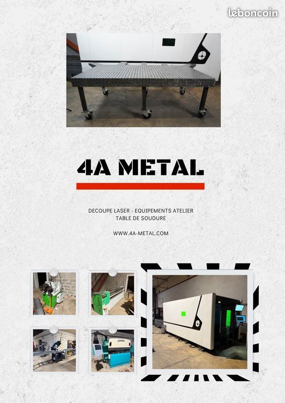 Table de soudure 800x1200 en kit ou montée – Fabrication Française 🇫🇷 (image 10)