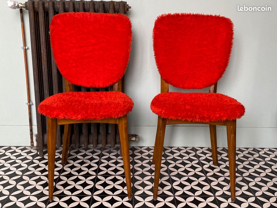 Paire de chaises années 50 (image 3)