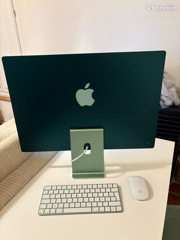 IMac 24 M3 Vert - État neuf (image 2)