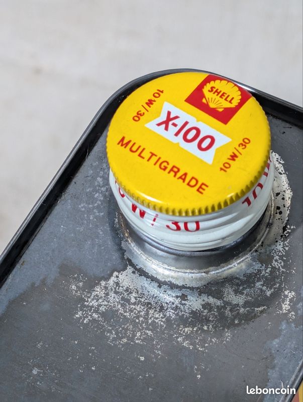 Ancien bidon d'huile SHELL X 100 (image 15)