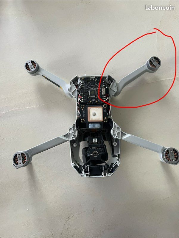 Cache Bras Arrière Gauche Pour Drone DJI Avata 2 - Neuf D'origine