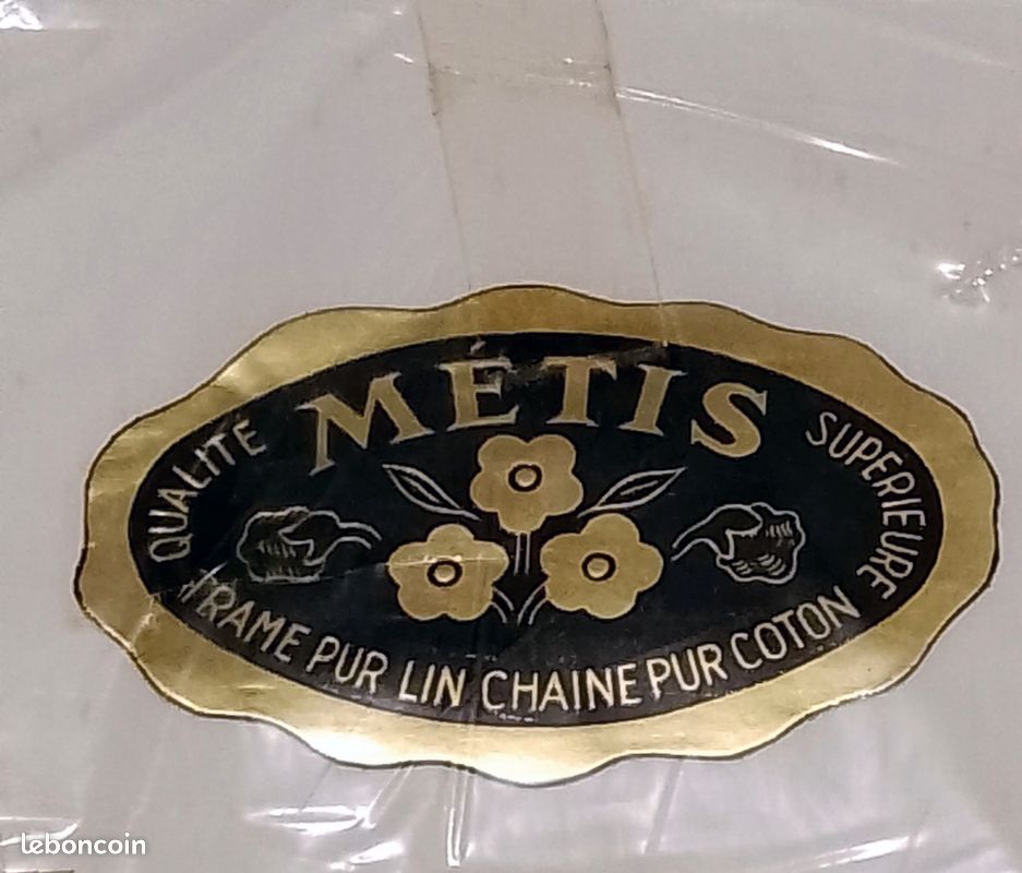 Drap en lin MÉTIS, neuf dans son emballage d'origine, 2.40 M X 3.10 M (image 3)