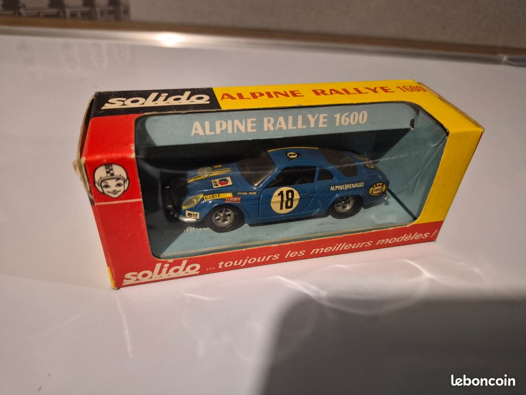 Solido Alpine Renault 1600S rallye de Monte Carlo 1971