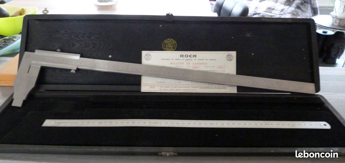 Rare Pied à Coulisse de Précision ROCH France (1963) – 500mm – État Exceptionnel (image 4)