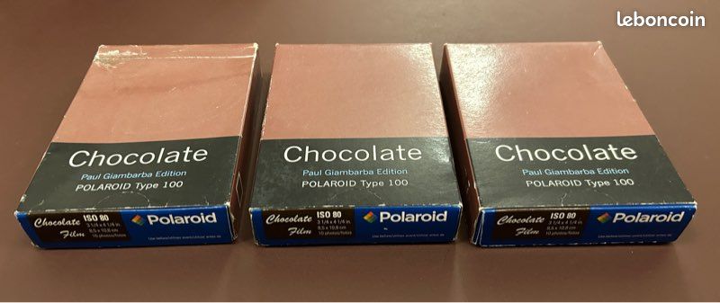 Pellicule Polaroid type 100 chocolate Photo, audio vidéo