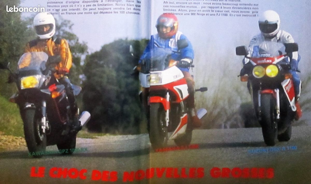 Moto Flash 76 HONDA 750 VFR Suzuki 1100 GSXR Ymaha FJ 1200 Kawasaki 1000 RX 500 Cross Honda 500 CR KTM 500 2T Kawasaki 500 KX Yamaha 490 YZ GOUIRAND (image 3)