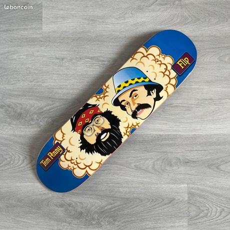 Flip Skateboard Deck Tom Penny Cheech and Chong Tie Dye