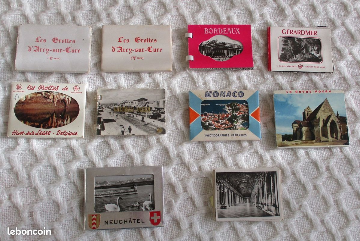 Postales Mini Lot 9 anciens carnets mini cartes postales - Collection