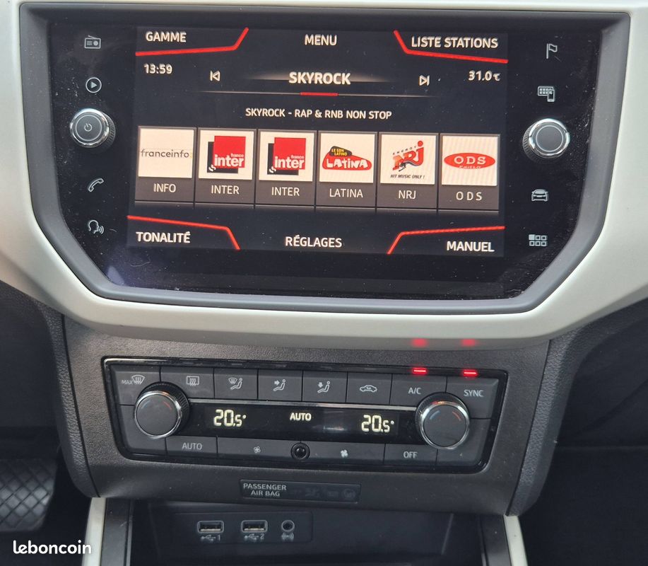 SEAT Arona 1.0 EcoTSI 115 ch Start/Stop DSG7 Xcellence (image 21)