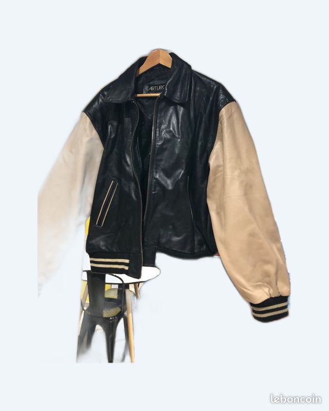 Jacket Cuir Arturo Blouson En Cuir Arturo XL Neuf Vêtements