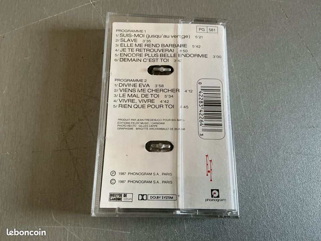 💿 Cassette audio François Feldman – Vivre Vivre 🎧 (image 2)