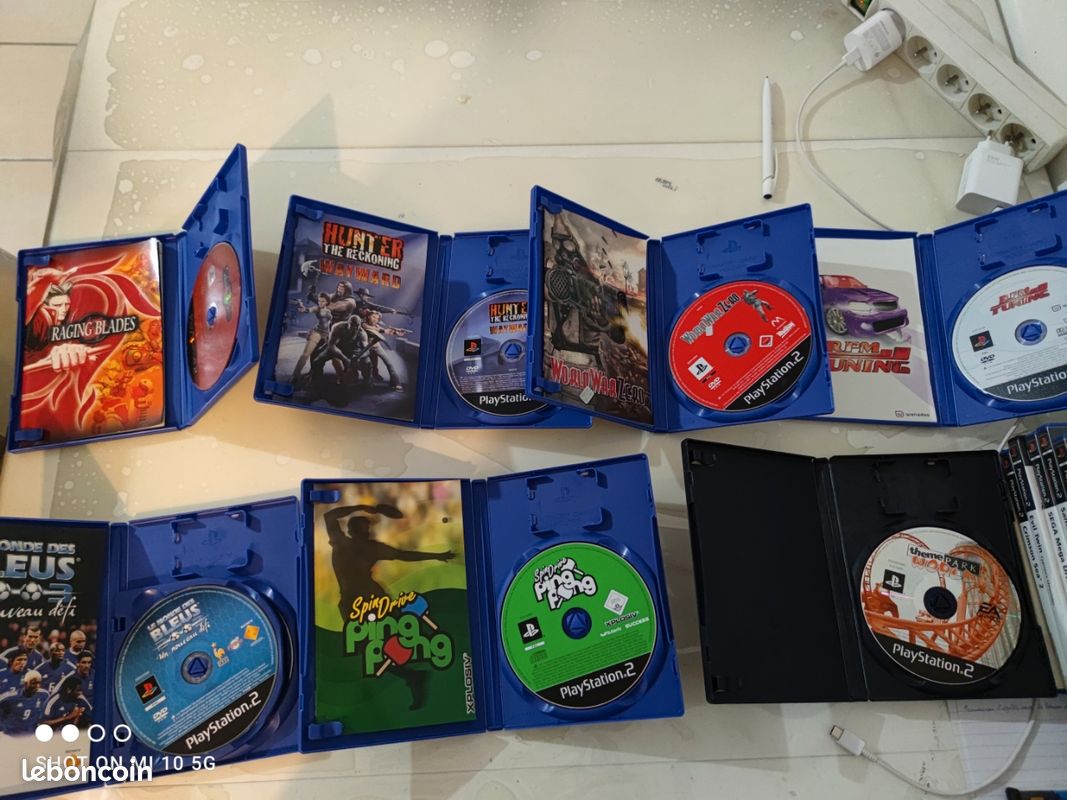 Lot de 5 jeux PS2 PLAYSTATION 2 - Jeux vidéo