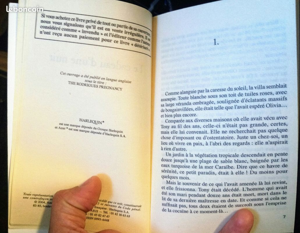 Roman "Le cadeau d une nuit" par Anne MATHER (image 2)