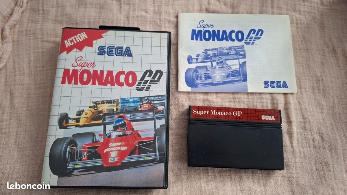 Jeu Super Monaco GP - Sega Master System - État Correct - PAL