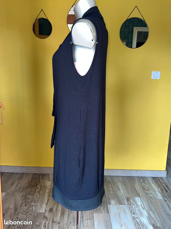 Robe Jeans Cop Copine Modèle Soucoupe - Taille 40, Grise, Neuve Avec étiquettes, Style Fourreau