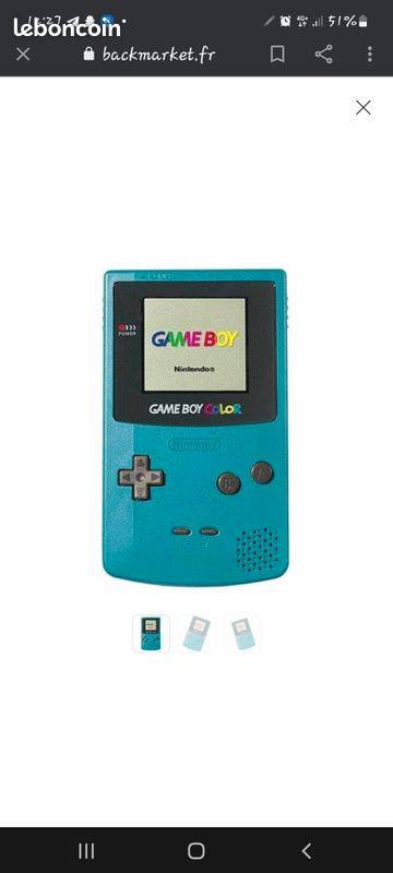 GameBoy color excellent etat+1 jeux (image 1)