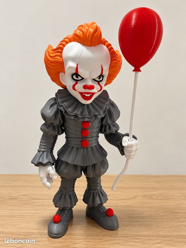 Statuette Pennywise Ça 30 cm - Décoration Halloween - Impression 3D (image 1)