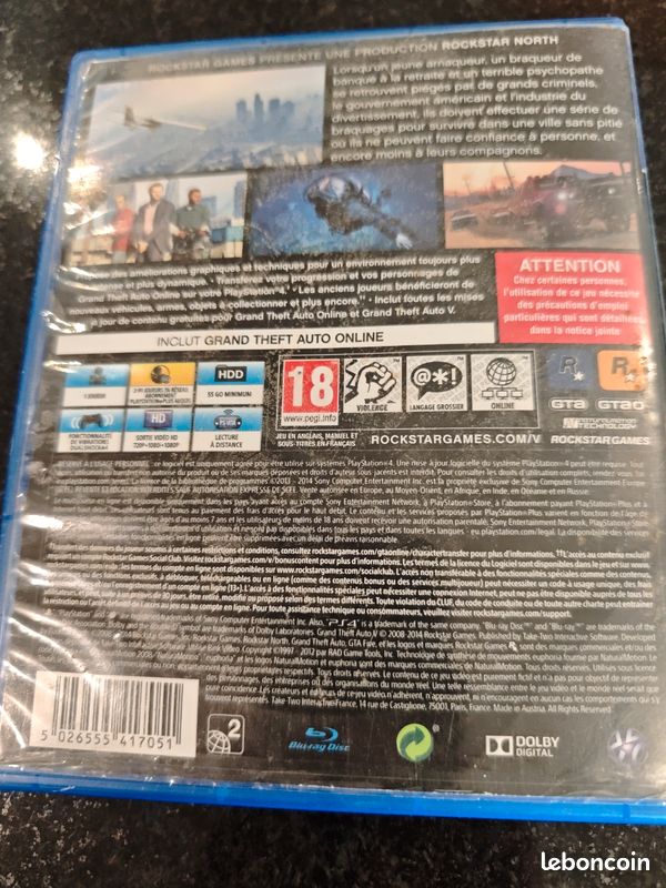 Grand Theft Auto Five PS4 (image 2)