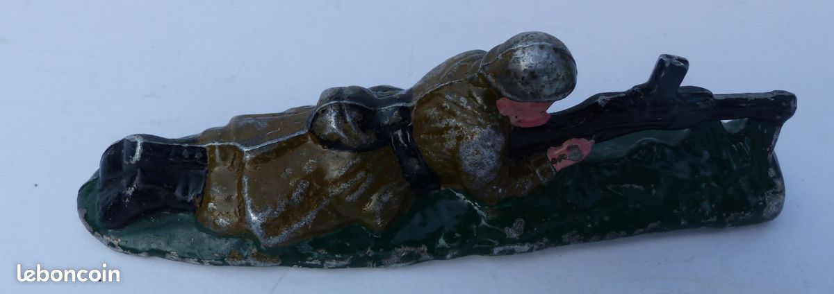 Soldat Zouave Britains et mitrailleur (non identifié) 1950 | Kaufen auf
