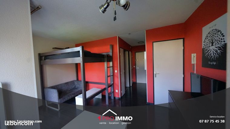 Studio 1 pièce 22 m²
