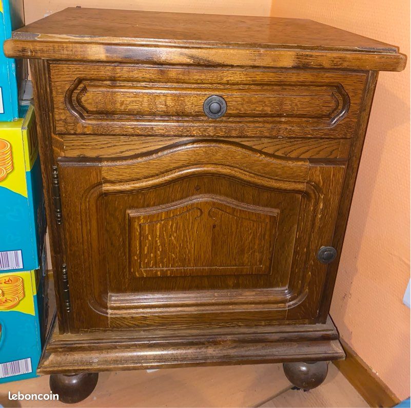 Chambre à coucher (5 meubles: lit, armoire, 2 tables de chevets, commode) (image 3)