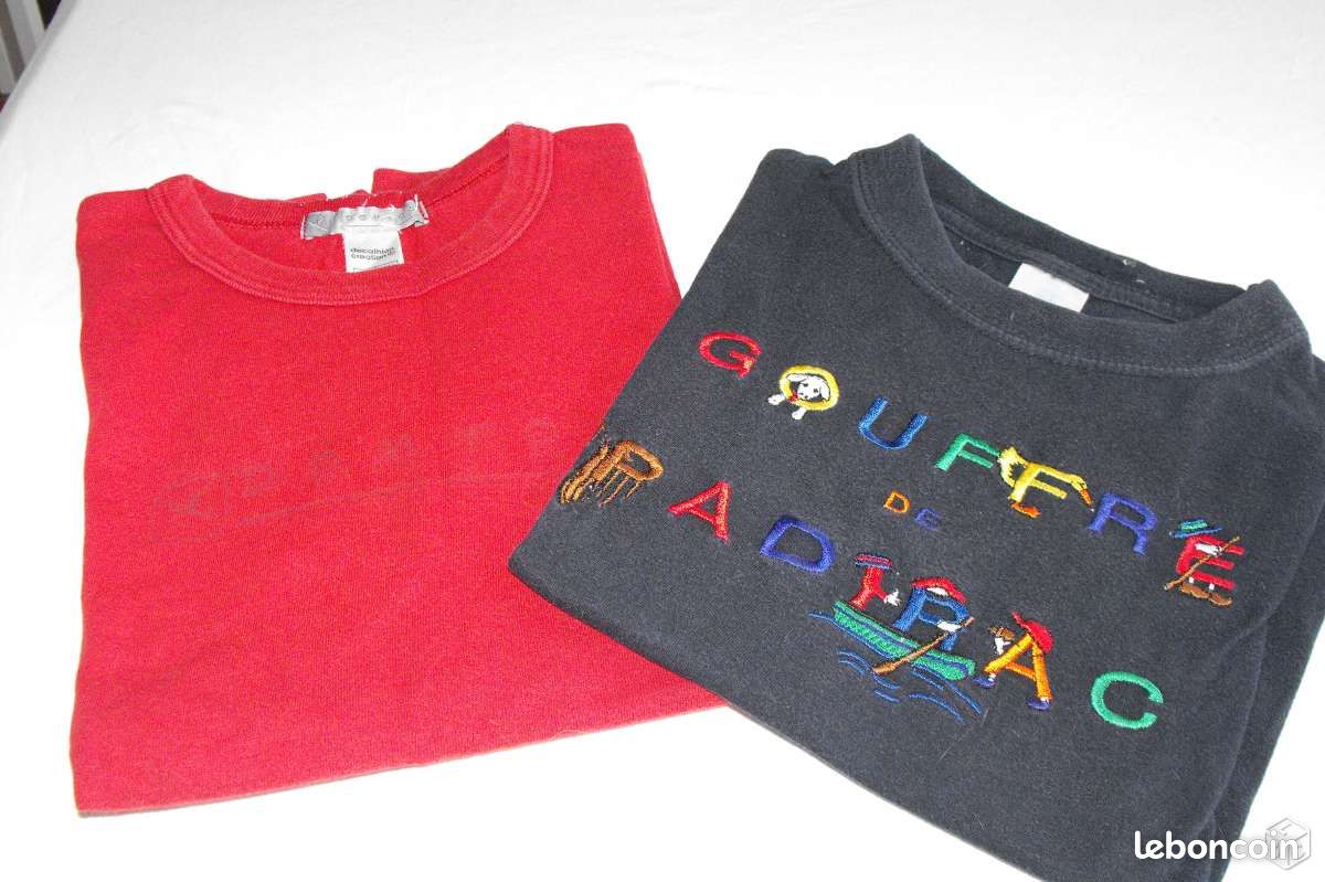 2 Tee shirt manches courtes 6 ans (image 1)
