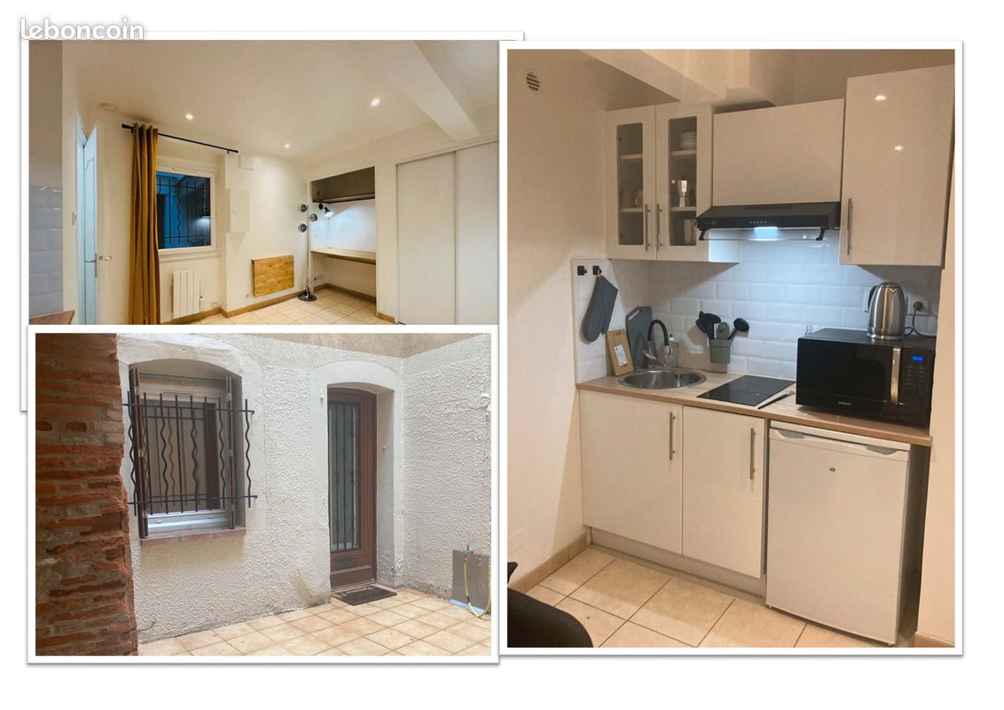 Appartement 1 pièce 17 m² · à Toulouse · 17 m² · 520 €/mois