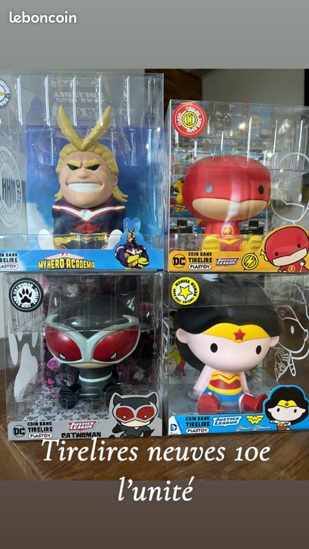 Tirelires neuves Marvel 10e l unité (image 1)