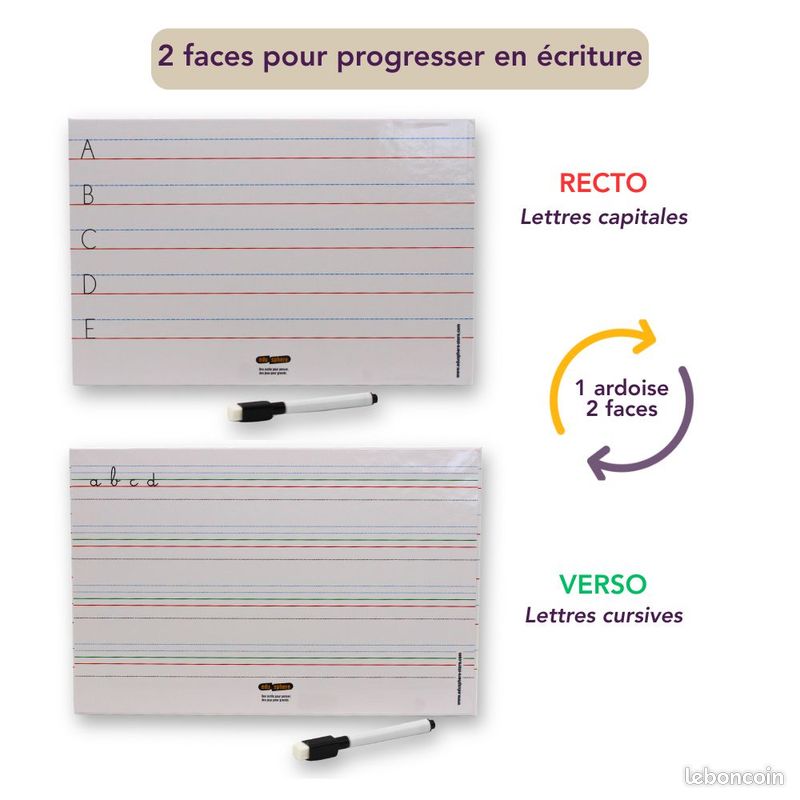 Ardoise d'apprentissage de l’écriture (image 2)