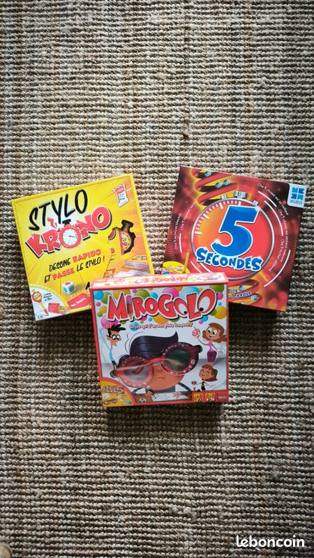 Lot de 3 jeux - très bon état (image 1)