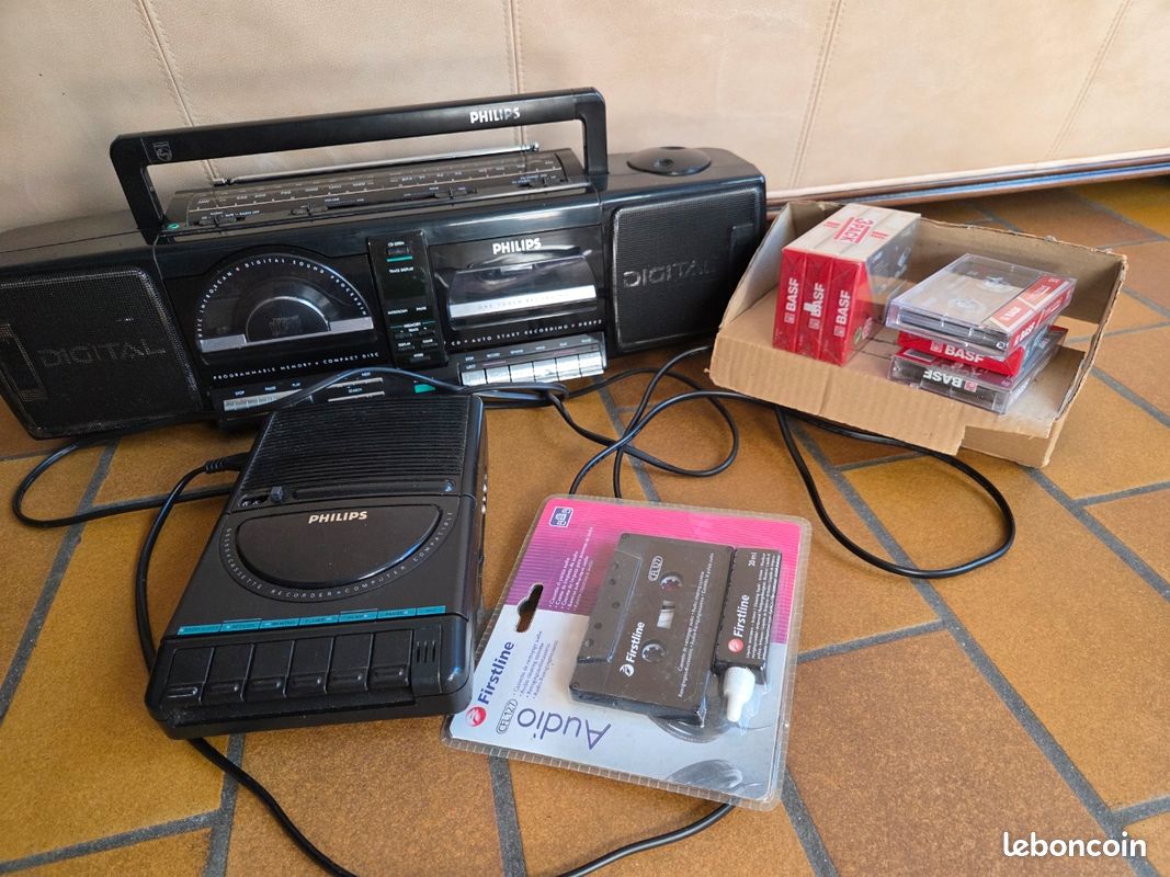 Magnetophone cassette philips d'occasion - Photo, audio & vidéo Magnetophone cassette philips d'occasion - Photo, audio & vidéo