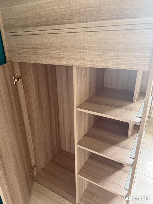 Lit superposé avec bureau conforma (image 3)