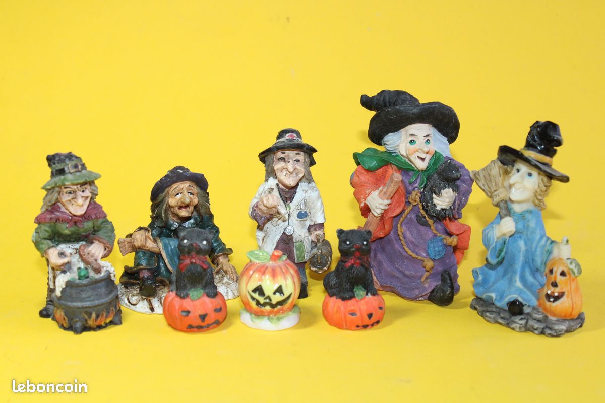 Magnets des sorcières d halloween (image 1)
