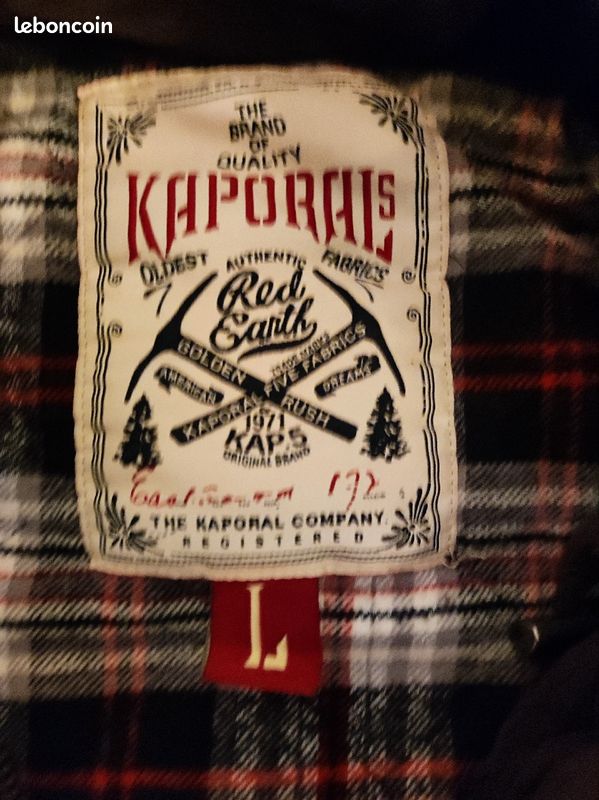 Parka marron Kaporal taille L (image 1)