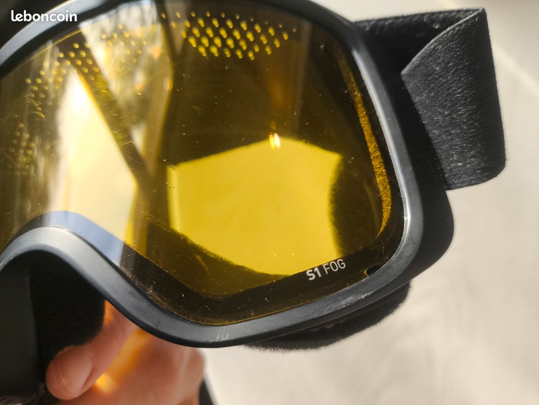 Moufles de ski Decathlon imperméables S/M avec paume et doigts en cuir + masque mauvais temps S/M (Adolescent/femme) (image 13)