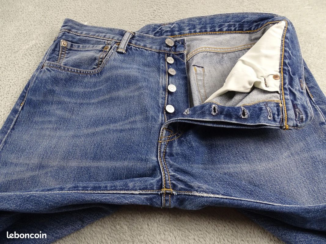 Jean Levi's 501 W32 L32 Vintage Bleu Brut / Straight Fit / Levi Strauss (image 5)