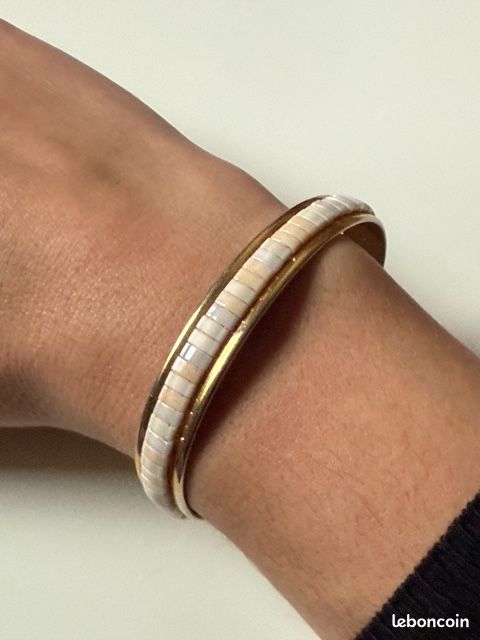 Bracelet opale en pierres nacrées (image 2)