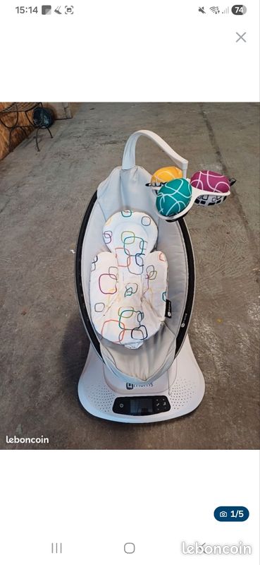 Balancelle bébé mamaroo 4 moms (image 1)