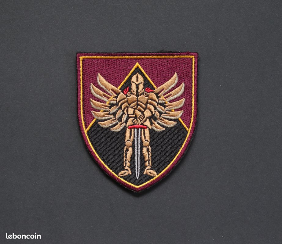 Patch écusson Défense ABC (atomique, Biologique, Chimique) - Velcro, 75mm - Style Armée/airsoft