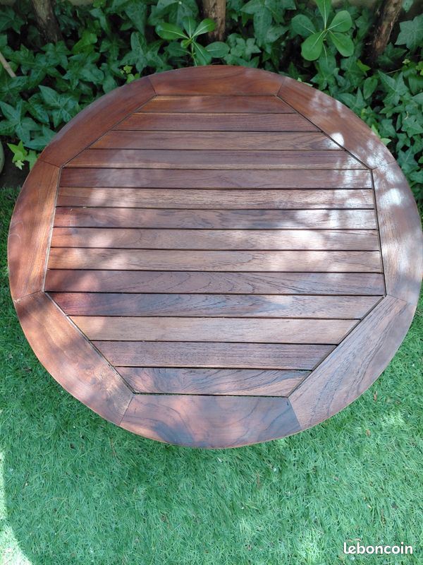 Petite table basse en teck démontable (image 2)