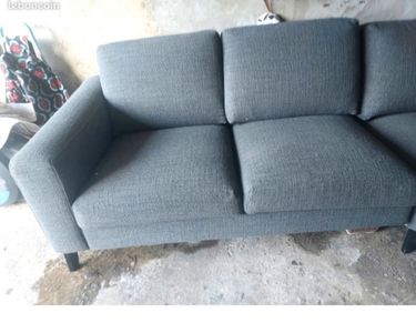 CANAPÉ D'ANGLE CONVERTIBLE Holmsund IKEA Bleu EUR 200,00 - FR