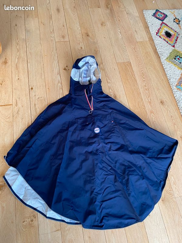 Grenouilles Cahouet Pluie Femme Cape De Pluie Vélo Enfant Temps