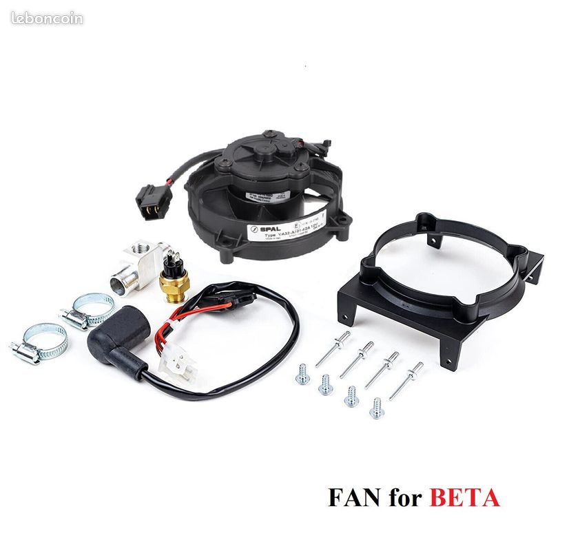 KIT VENTILATEUR de RADIATEUR SPAL pour BETA RR ENDURO 2+4 temps année 2010-2019 (image 6)